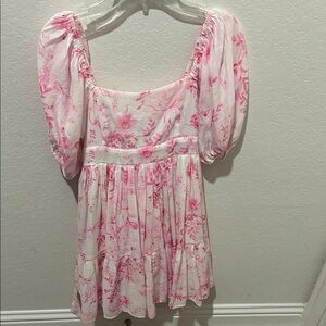 Altar'd State Pink Floral Dress